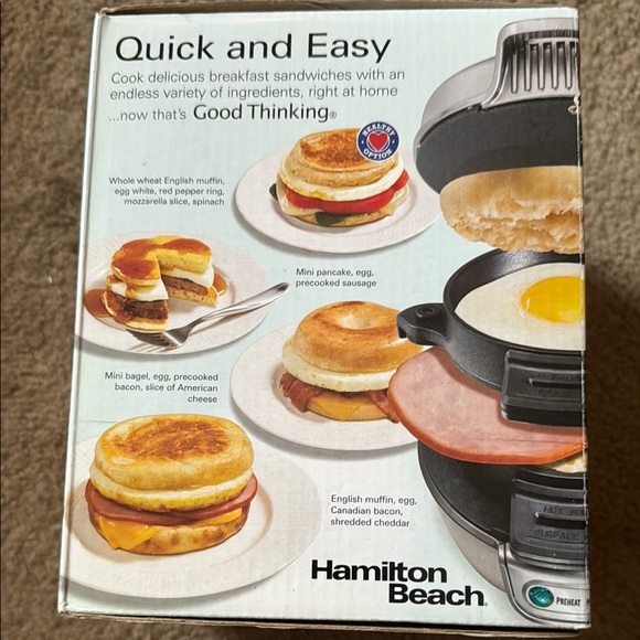 Hamilton Beach Breakfast Sandwich Maker - Silver - Picture 2 of 2